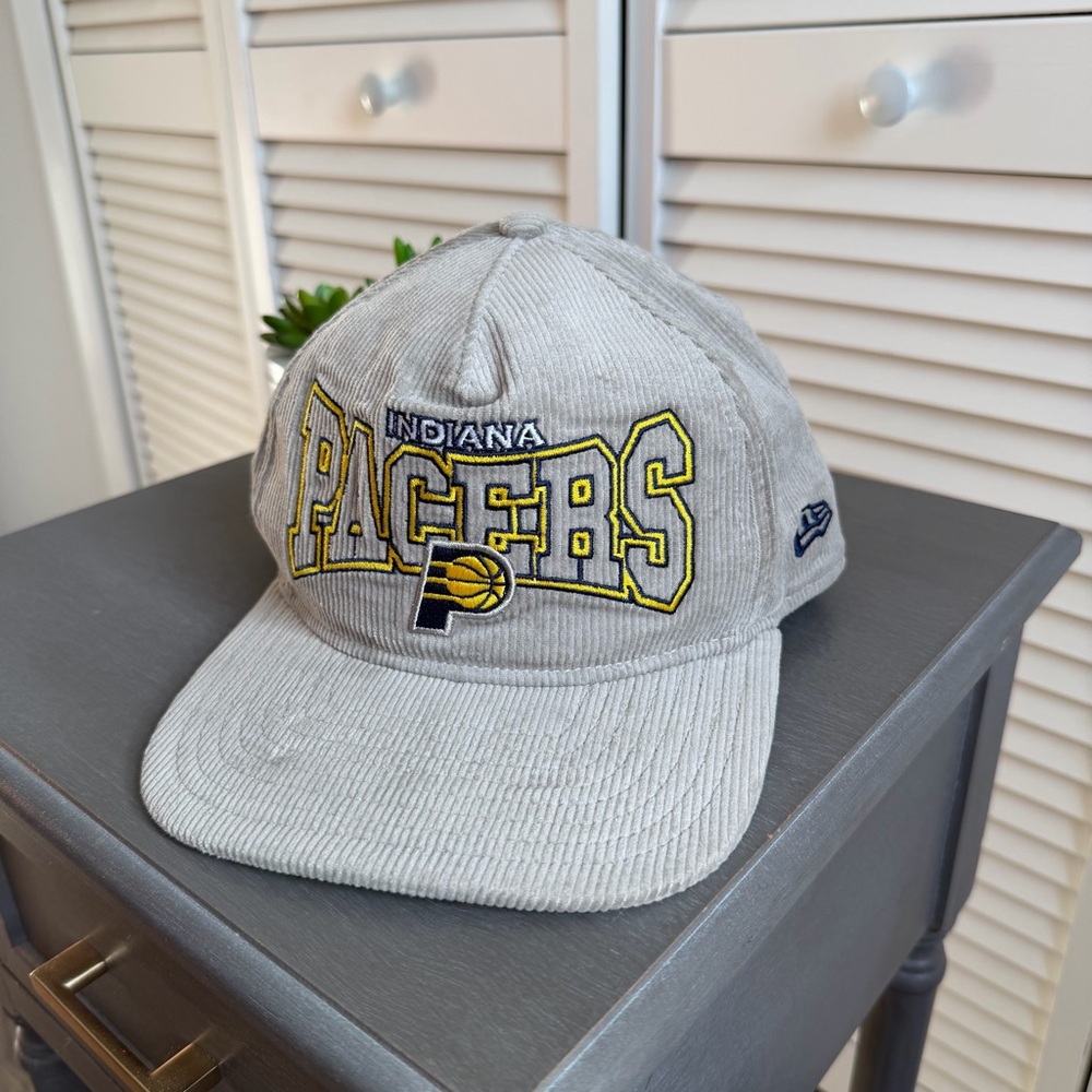 New Era Indiana Pacers Corduroy Snap Back Hat